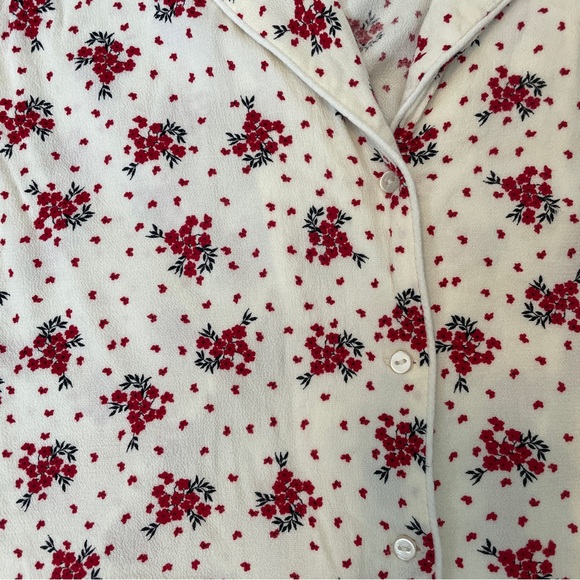 Mango Printed Blouse Size Small - Picture 2 of 5